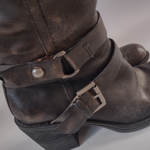 Sold on M Vintage 9 west tall dark brown boots 6.5 - Picture 6 of 9